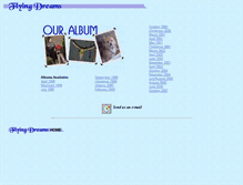 Tablet Screenshot of albums.flyingdreams.org