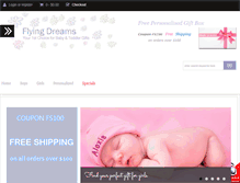 Tablet Screenshot of flyingdreams.com.au